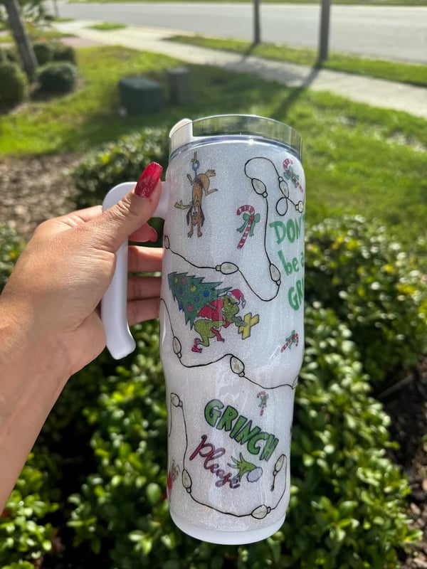 Light Up Christmas Holiday tumbler