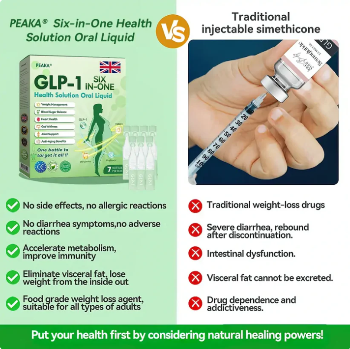 🇬🇧 PEAKA® 6-in-1 Health Drops 🚨 Just one small dose daily—see results in as little as a week. Helps maintain a healthy weight, heart function, stabilize blood sugar, improve sleep, relieve joint discomfort, and more.