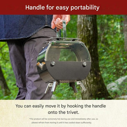 🔥Hot Sale 49% off🌟-Multifunctional outdoor camping barbecue stove🏕️