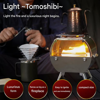 🔥Hot Sale 49% off🌟-Multifunctional outdoor camping barbecue stove🏕️