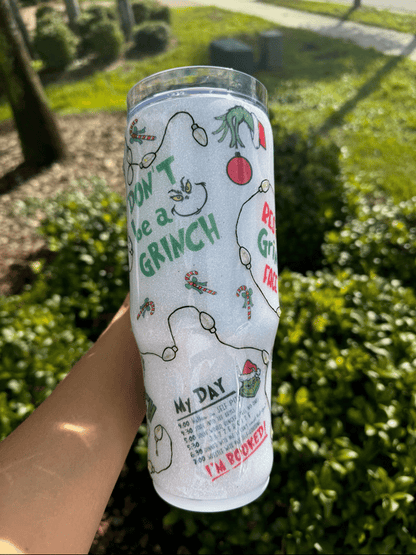 Light Up Christmas Holiday tumbler