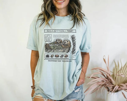 Monterey Bay Aquarium otter shirt