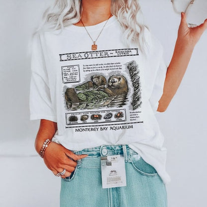Monterey Bay Aquarium otter shirt