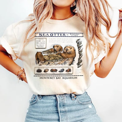 Monterey Bay Aquarium otter shirt