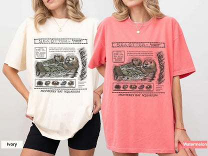 Monterey Bay Aquarium otter shirt