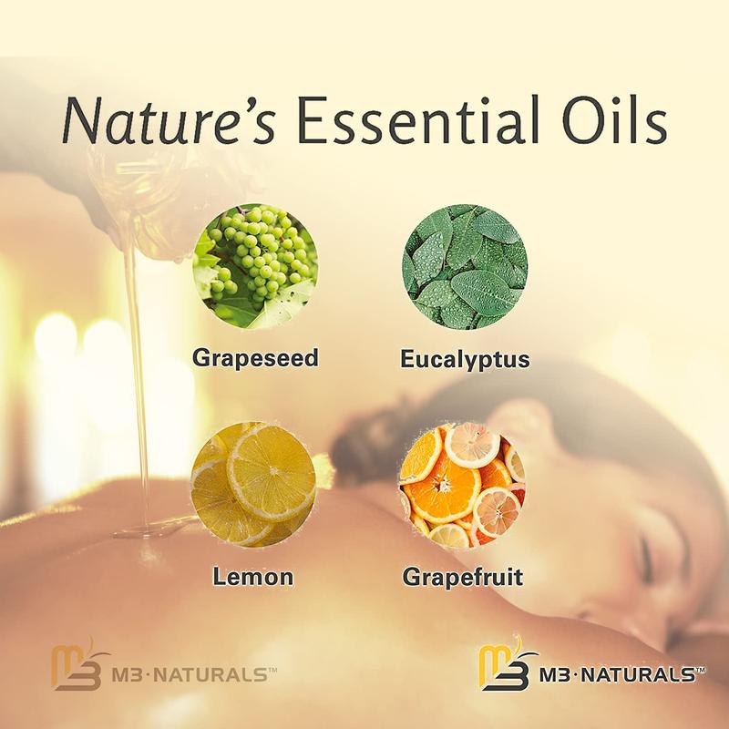 Anti-Cellulite Body Oil 8oz 💧 Firm, Smooth & Hydrate – Collagen-Infused Skincare by M3 Naturals