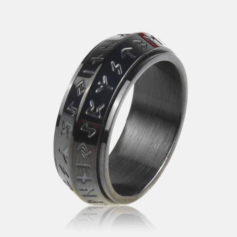 💥LAST DAY SALE 49% OFF⚔️Viking Rune Rotating Ring💍（💥Buy 3 Get 1 Free ）