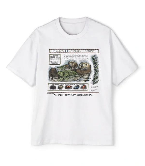 Monterey Bay Aquarium otter shirt
