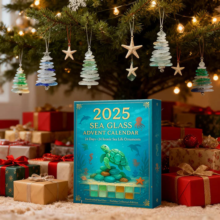Last Day 49% OFF🔥2025 Sea Glass Advent Calendar · Ocean Treasures
