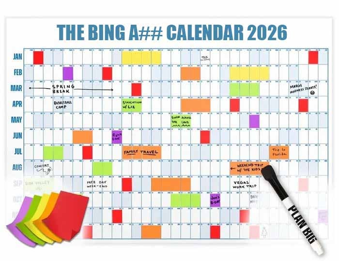 🔥Last Day 49% OFF 📅The Bign A## Calendar 2026 - Design Your Amazing 2026!🏃