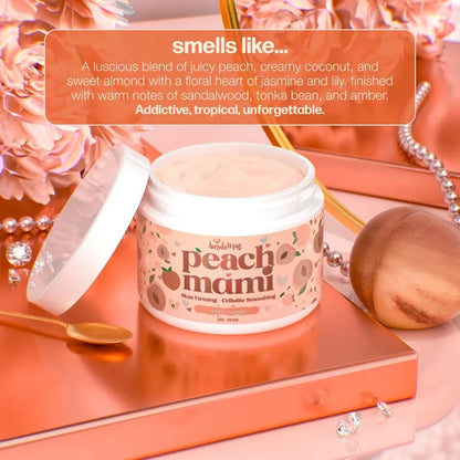 Peach Mami Firming Body Cream – Caffeine + Hyaluronic Acid for Smooth