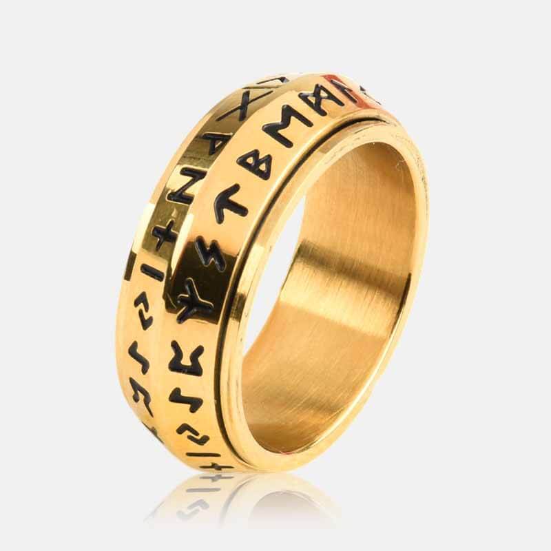 💥LAST DAY SALE 49% OFF⚔️Viking Rune Rotating Ring💍（💥Buy 3 Get 1 Free ）