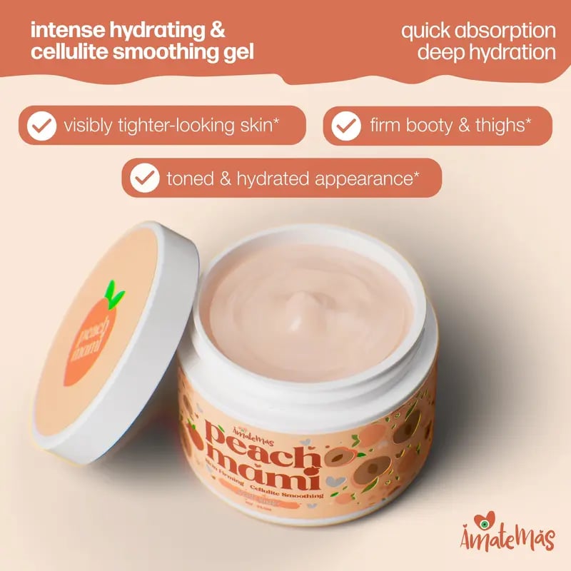 Peach Mami Firming Body Cream – Caffeine + Hyaluronic Acid for Smooth